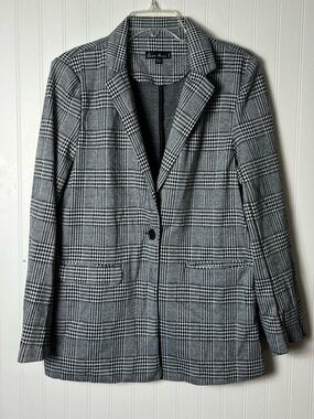 Love Tree blazer jacket plaid houndstooth